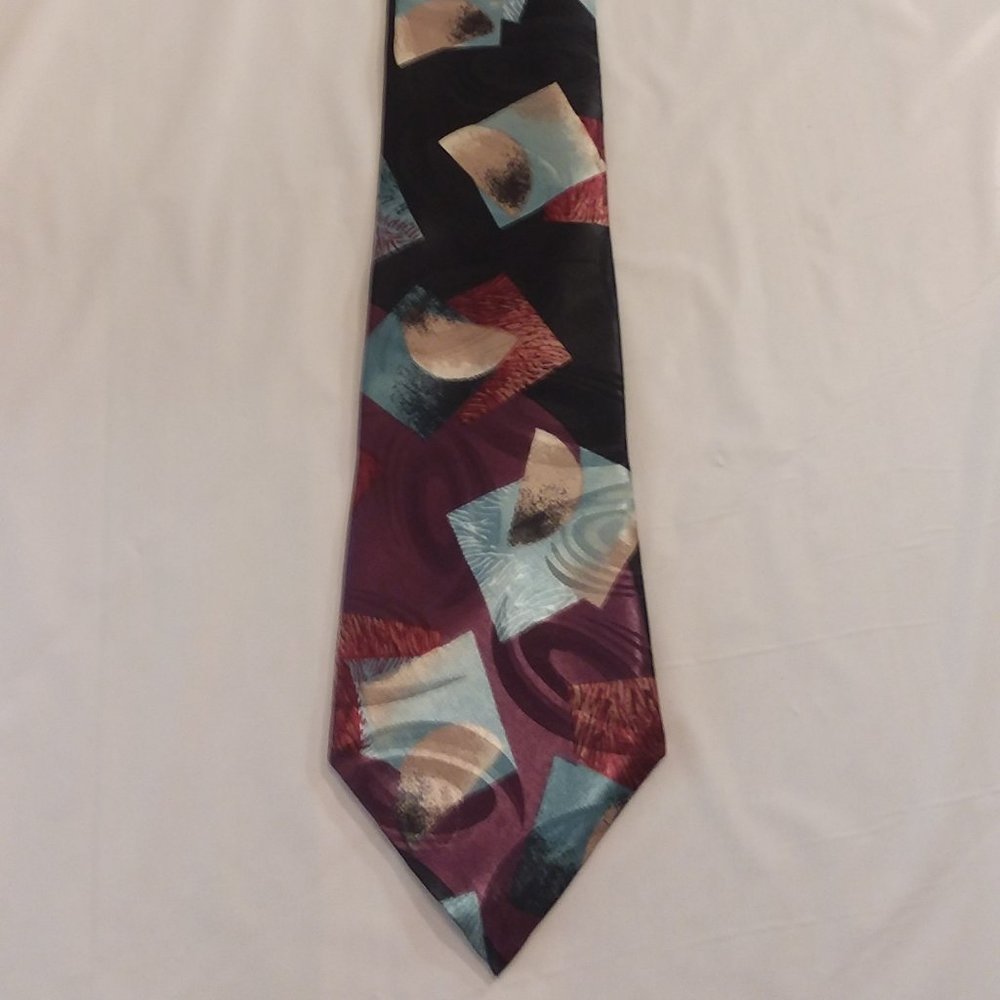 Jeffrey Scott Silk Necktie Made in the USA